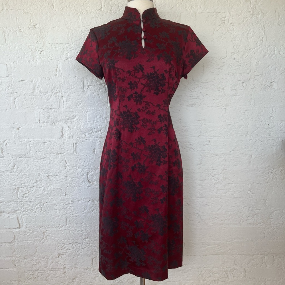 Vintage 90s Qipao Style Dress